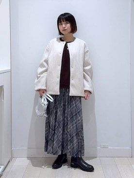「and ST SALE」｜mnk1018さん（レディース・158cm）の冬コーディネート