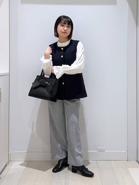 mnk1018さん（レディース・158cm）の冬コーディネート