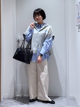 「GLOBAL WORK（グローバルワーク）のアイテム（バレエシューズ）」を使った、mnk1018さん（レディース・158cm）の秋コーディネート