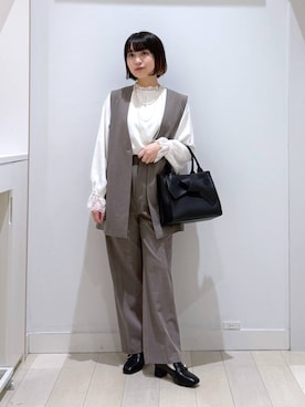 mnk1018さん（レディース・158cm）の冬コーディネート