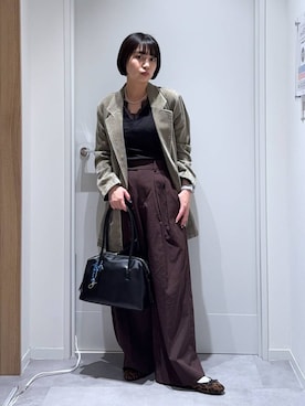 「GLOBAL WORK（グローバルワーク）のアイテム（バレエシューズ）」を使った、mnk1018さん（レディース・158cm）の秋コーディネート