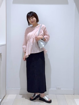 mnk1018さん（レディース・158cm）の夏コーディネート