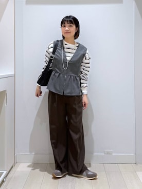 mnk1018さん（レディース・158cm）の冬コーディネート