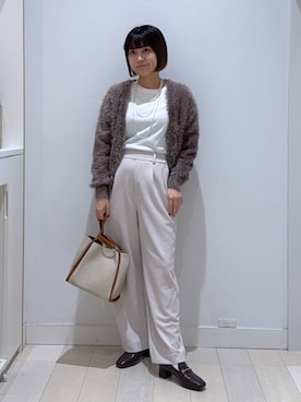 「GLOBAL WORK（グローバルワーク）のアイテム（ワンピース）」を使った、mnk1018さん（レディース・158cm）の秋コーディネート