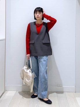 mnk1018さん(レディース・158cm)の冬コーディネート