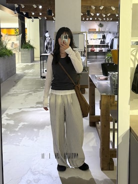 「paradigm（パラダイム）のアイテム」を使った、hitomi020714さん（レディース・168cm）の春コーディネート
