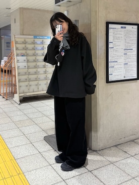 「高身長女子」｜hitomi020714さん（レディース・168cm）の冬コーディネート