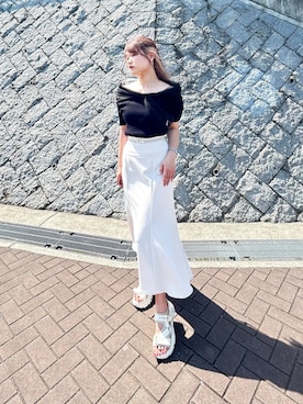 「お姉さんコーデ」｜miruruさん（レディース・168cm）の夏コーディネート