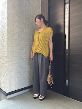 「Bou Jeloud（ブージュルード）のアイテム」を使った、jtzh20050131さん（レディース・165cm）の夏コーディネート