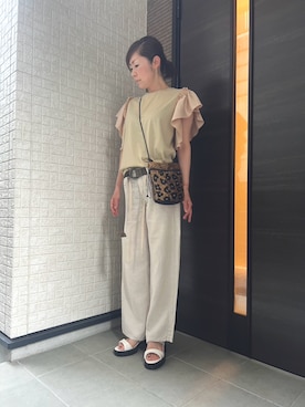 「M y u（ミュー）のアイテム」を使った、jtzh20050131さん（レディース・165cm）の夏コーディネート