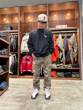 「AVIREX（アヴィレックス）のアイテム」を使った、FUUGAさん（メンズ・173cm）の秋コーディネート