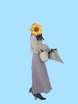 「アイテム（その他アウター、ホワイト系）」を使った、fgybshさん（レディース・160cm）の夏コーディネート