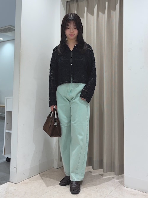 セール】『洗濯可』レースアミエリツキニットカーディガン