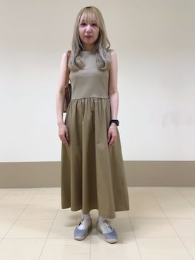 「LACOSTE（ラコステ）のアイテム（バッグ）」を使った、SAWAIさん（レディース・155cm）の春コーディネート