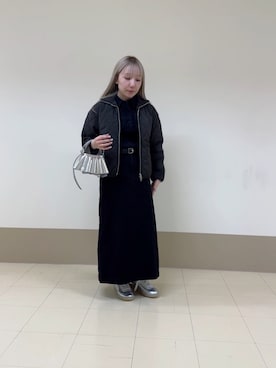 「LACOSTE（ラコステ）のアイテム」を使った、SAWAIさん（レディース・155cm）の秋コーディネート