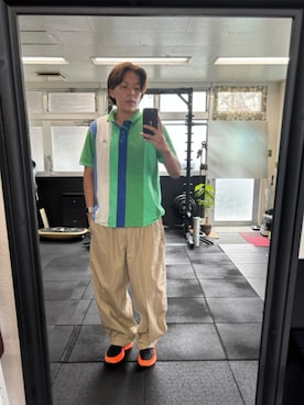 「アイテム（ポロシャツ）」を使った、TSUCKTさん（メンズ・170cm・30代）の夏コーディネート
