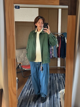 「アイテム（ローファー）」を使った、TSUCKTさん（メンズ・170cm・30代）の冬コーディネート