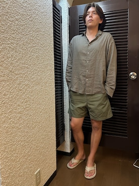 「アイテム（サンダル）」を使った、TSUCKTさん（メンズ・170cm・30代）の夏コーディネート