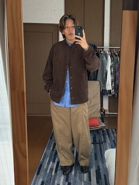 「アイテム（その他アウター）」を使った、TSUCKTさん（メンズ・170cm・30代）の秋コーディネート