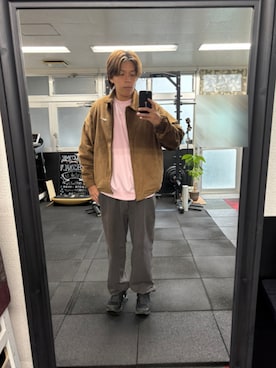 「アイテム（スウェットパンツ）」を使った、TSUCKTさん（メンズ・170cm・30代）の秋コーディネート