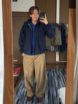 「アイテム（ニット/セーター）」を使った、TSUCKTさん（メンズ・170cm・30代）の秋コーディネート