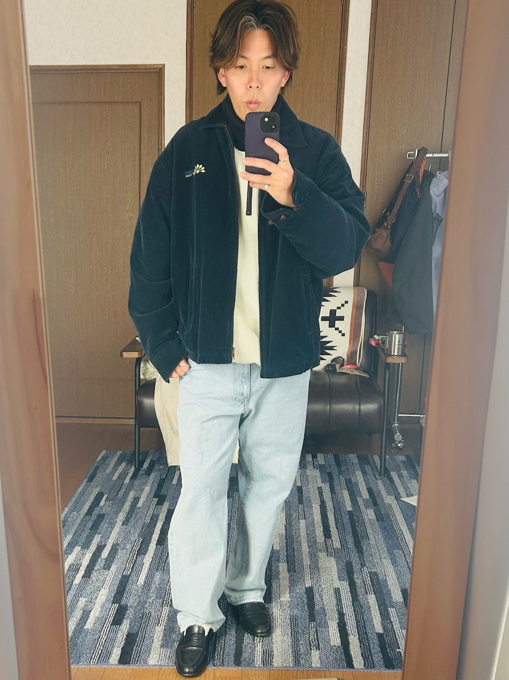 WYM LIDNM（ウィム バイ リドム）の「LOOSE FIT DENIM（デニム