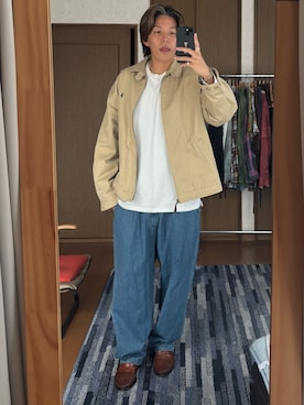 「アイテム（ジャケット/アウター）」を使った、TSUCKTさん（メンズ・170cm・30代）の秋コーディネート