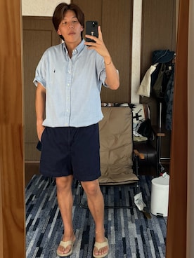 「アイテム（シャツ/ブラウス）」を使った、TSUCKTさん（メンズ・170cm・30代）の夏コーディネート