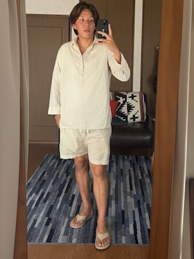 「H&M（エイチ・アンド・エム）のアイテム」を使った、TSUCKTさん（骨格ストレート・メンズ・170cm）の夏コーディネート