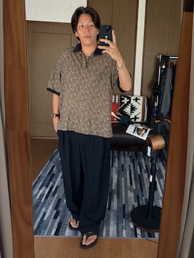 「アイテム（サンダル）」を使った、TSUCKTさん（メンズ・170cm・30代）の夏コーディネート