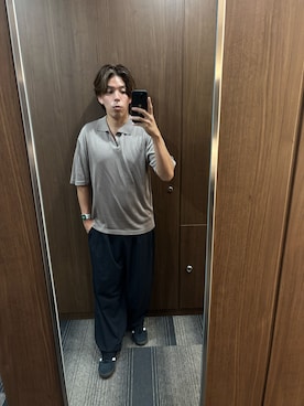 「アイテム（ポロシャツ）」を使った、TSUCKTさん（メンズ・170cm・30代）の夏コーディネート