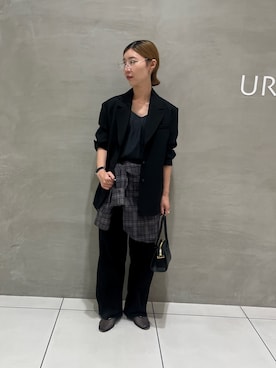 「URBAN RESEARCH（アーバンリサーチ）のアイテム（キャミソール）」を使った、natsukih124さん（レディース・165cm）の秋コーディネート