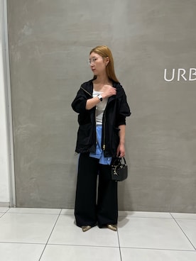 「アイテム（マウンテンパーカー）」を使った、natsukih124さん（レディース・165cm）の秋コーディネート