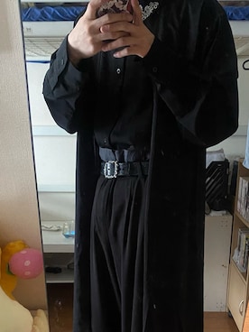 「Ellno Loset（エルノロゼット）のアイテム（シャツ/ブラウス）」を使った、r1yu0714さん（メンズ・180cm）の春コーディネート