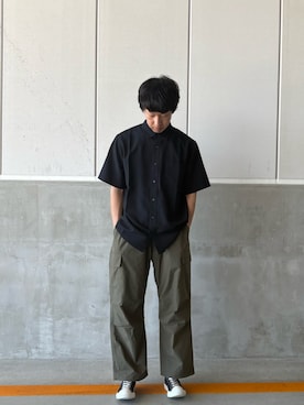 「夏」｜伊藤　憶斗さん（メンズ・173cm）の秋コーディネート