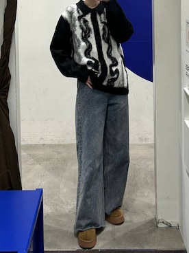 「NOT4NERD（ノットフォーナード）のアイテム」を使った、nyuu92さん（レディース・171cm）の冬コーディネート