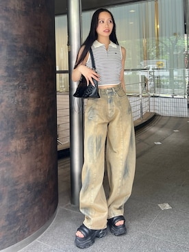 栗原あいりさん(レディース・162cm)の夏コーディネート