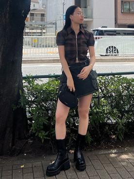 栗原あいりさんのコーディネート