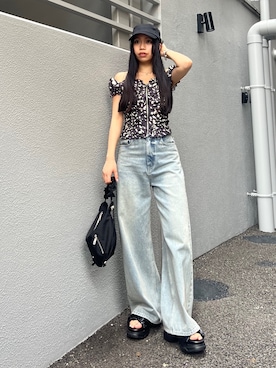 栗原あいりさん(レディース・162cm)の夏コーディネート