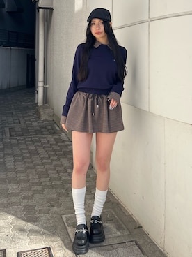 栗原あいりさん（レディース・161cm）の冬コーディネート