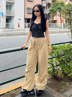 栗原あいりさん（レディース・162cm）の夏コーディネート