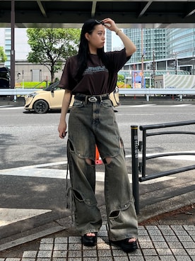 栗原あいりさんの（EMODA | エモダ）を使ったコーディネート