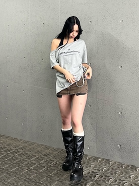 栗原あいりさん（レディース・161cm）の春コーディネート