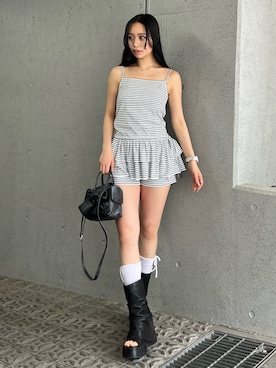 栗原あいりさん(レディース・162cm)の夏コーディネート