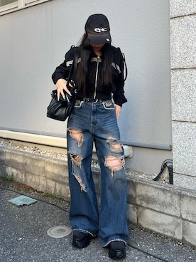 栗原あいりさん（レディース・161cm）の春コーディネート