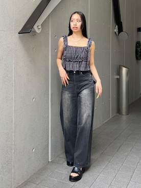 栗原あいりさん(レディース・162cm)の夏コーディネート