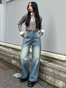 栗原あいりさん(レディース・161cm)の冬コーディネート