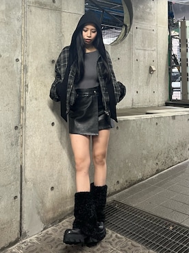 「アイテム（その他シューズ）」を使った、栗原あいりさん（レディース・161cm）の秋コーディネート