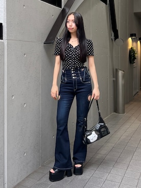 栗原あいりさん(レディース・162cm)の夏コーディネート