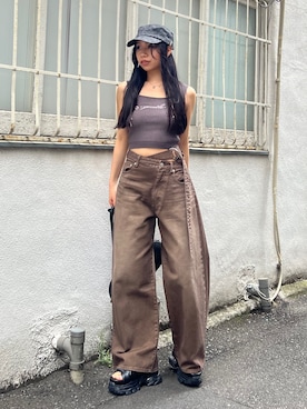 栗原あいりさん(レディース・162cm)の夏コーディネート